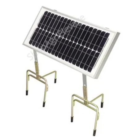 PANNEAU SOLAIRE 20 W + support + 2 trepieds - Clôture - Bovins